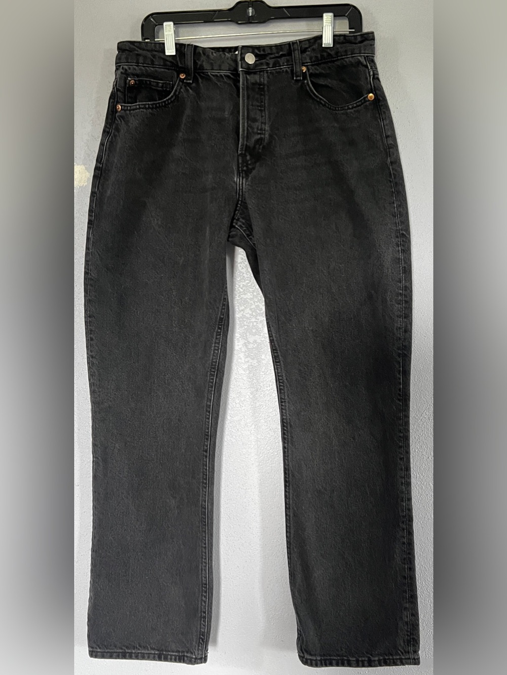 Women’s H& M Black Cotton Denim Jeans Size 10
